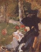 Manet-s Mother in the Garden at Bellevue